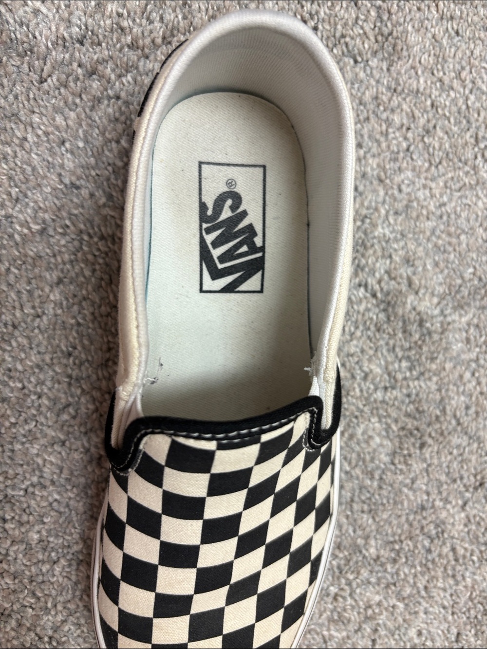 Vans Black and White Checkerboard Slip-On - Picture 6 of 11